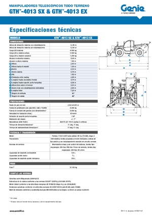 Telehandlere Genie GTH-4013 EX