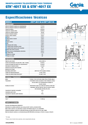 Telehandlere Genie GTH-4017 EX