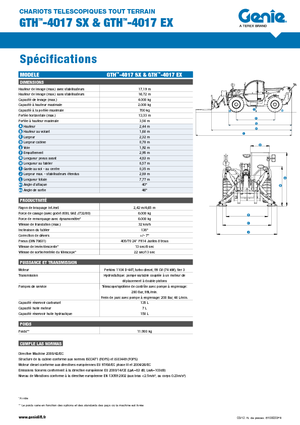 Telehandlere Genie GTH-4017 EX
