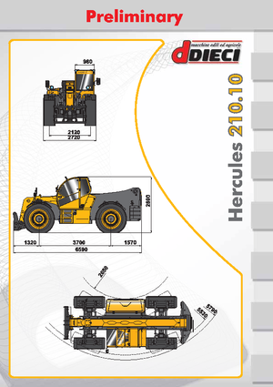 Telehandlere Dieci Hercules 210.10