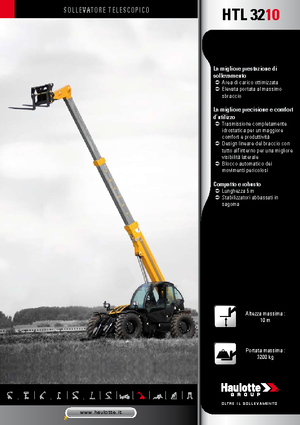 Telehandlere Haulotte HTL3210