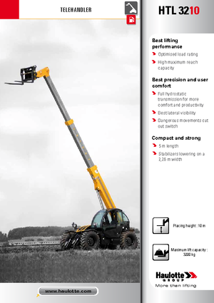 Telehandlere Haulotte HTL3210