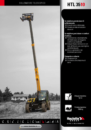 Telehandlere Haulotte HTL3510