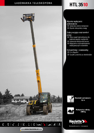 Telehandlere Haulotte HTL3510