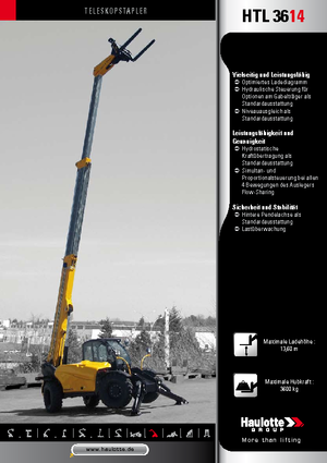 Telehandlere Haulotte HTL3614