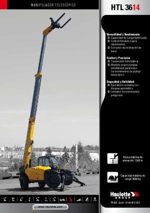 Telehandlere Haulotte HTL3614