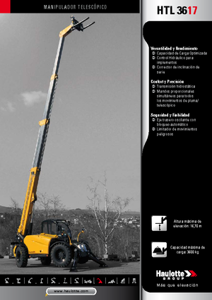 Telehandlere Haulotte HTL3617
