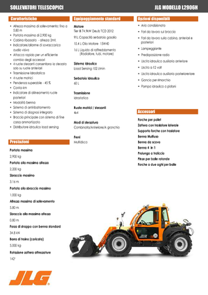 Telehandlere JLG L 2906 H