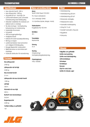 Telehandlere JLG L 2906 H