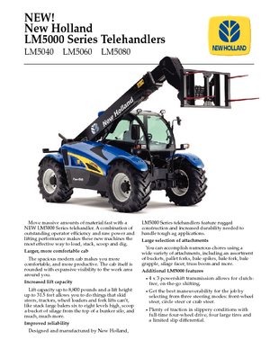 Telehandlere New Holland LM 5060 (250)