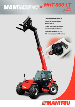 Telehandlere Manitou MHT 860 LT LSU