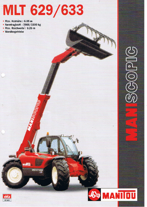 Telehandlere Manitou MLT 629