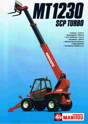 Telehandlere Manitou MT 1230 SCP