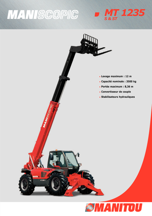 Telehandlere Manitou MT 1235 S