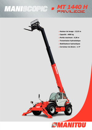 Telehandlere Manitou MT 1440 HA