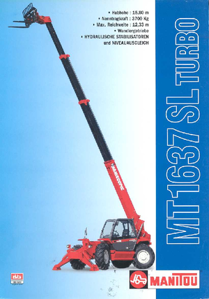 Telehandlere Manitou MT 1637 SLT