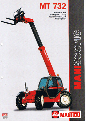 Telehandlere Manitou MT 732