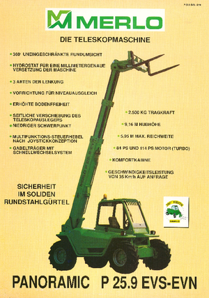 Telehandlere Merlo P 25.9 EVS