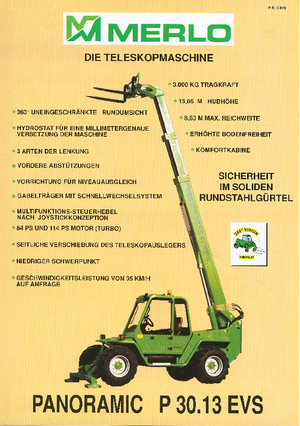 Telehandlere Merlo P 30.13 EVS