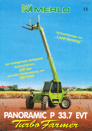 Telehandlere Merlo P 33.7 EVT