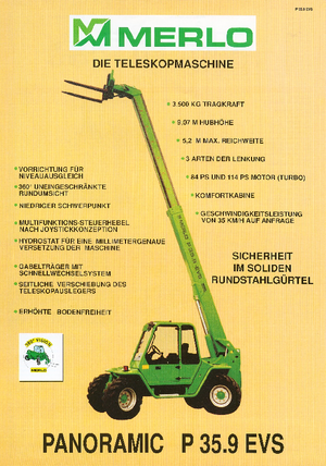 Telehandlere Merlo P 35.9 EVS