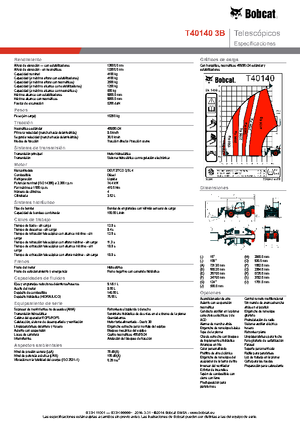 Telehandlere Bobcat T40140 IIIB