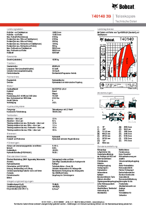 Telehandlere Bobcat T40140 IIIB