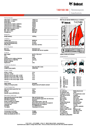 Telehandlere Bobcat T40140 IIIB