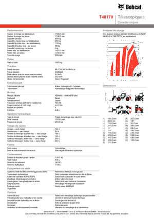 Telehandlere Bobcat T 40170