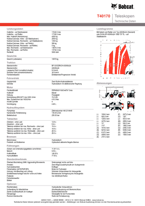Telehandlere Bobcat T 40170
