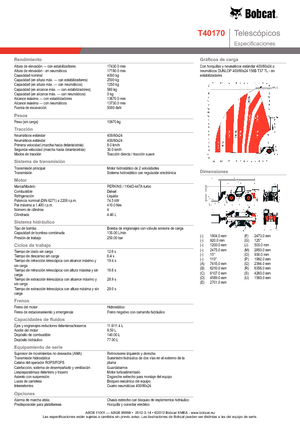 Telehandlere Bobcat T 40170