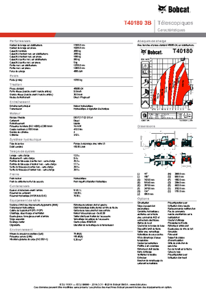 Telehandlere Bobcat T40180 IIIB