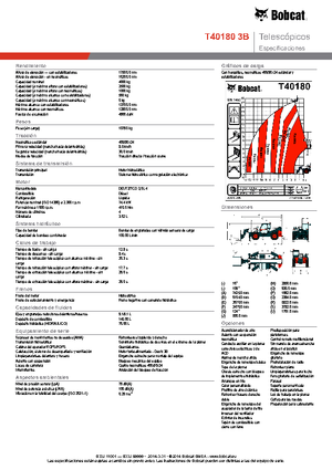 Telehandlere Bobcat T40180 IIIB