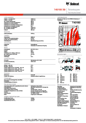 Telehandlere Bobcat T40180 IIIB
