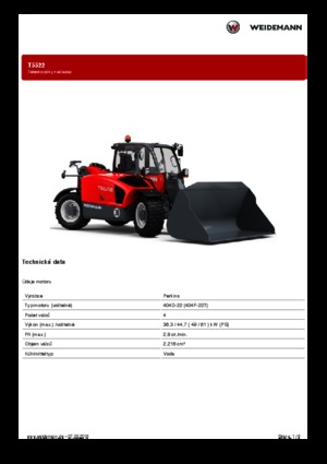 Telehandlere Weidemann T5522