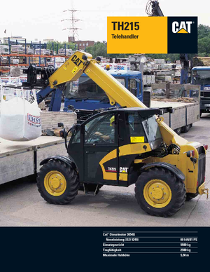 Telehandlere Caterpillar TH215