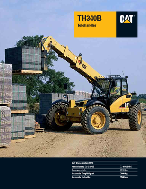 Telehandlere Caterpillar TH340B