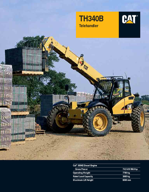 Telehandlere Caterpillar TH340B