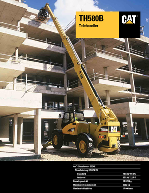 Telehandlere Caterpillar TH 580 B