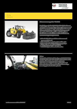 Telehandlere Wacker Neuson TH730