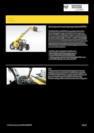Telehandlere Wacker Neuson TH735