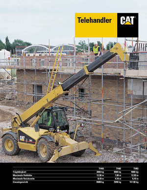 Telehandlere Caterpillar TH 63