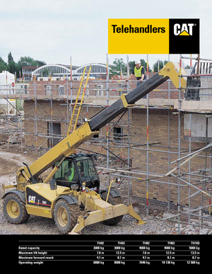 Telehandlere Caterpillar TH 63