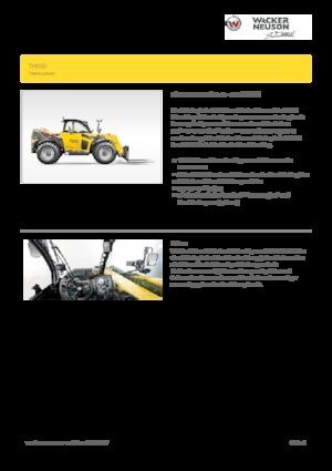 Telehandlere Wacker Neuson TH955