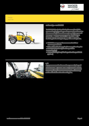 Telehandlere Wacker Neuson TH955
