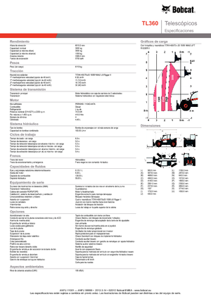 Telehandlere Bobcat TL 360