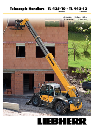 Telehandlere Liebherr TL 442-13