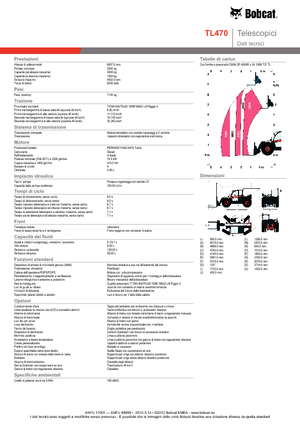 Telehandlere Bobcat TL 470