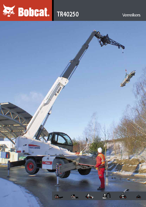 Încărcătoare telescopice cu structură superioară Bobcat TR40250