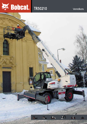 Încărcătoare telescopice cu structură superioară Bobcat TR50210